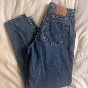 Levi's Blue Straight-Leg Jeans Classic Denim